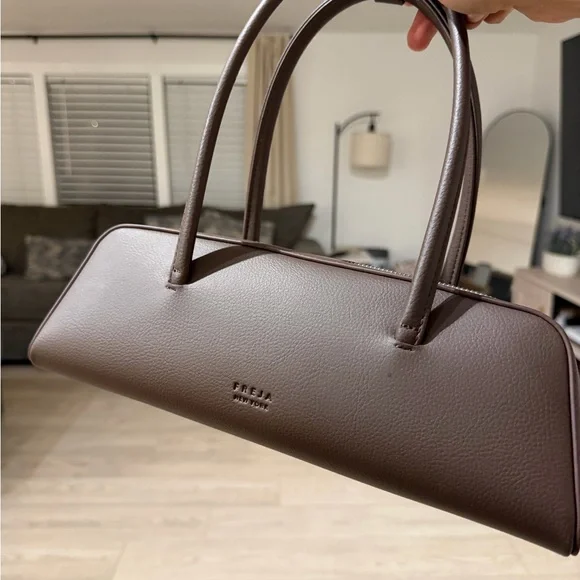 Freja Brown Shoulder Bag - Picture 1 of 7